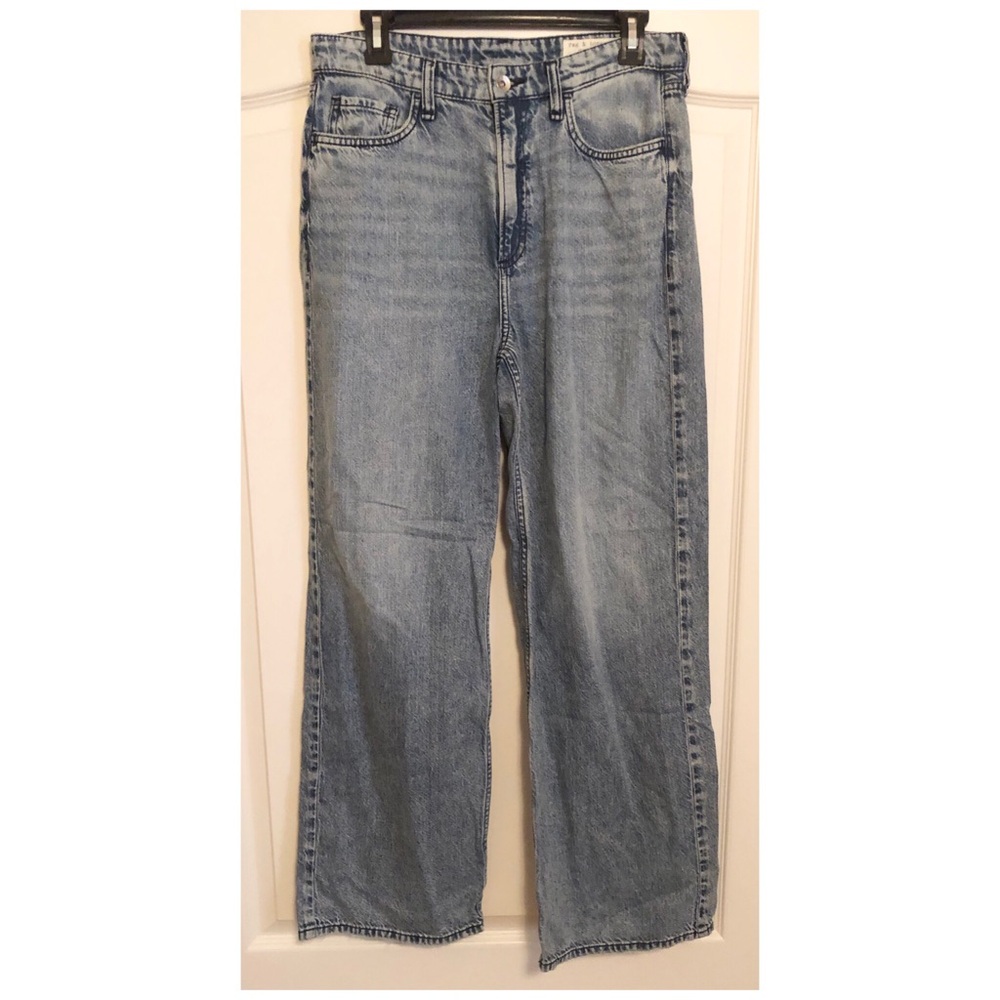 Rag & Bone The Cloud Lori Jean High Rise Dubois Wide Leg Soft Denim - Picture 2 of 7